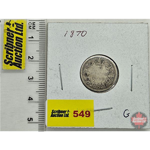 Canada Ten Cent 1870