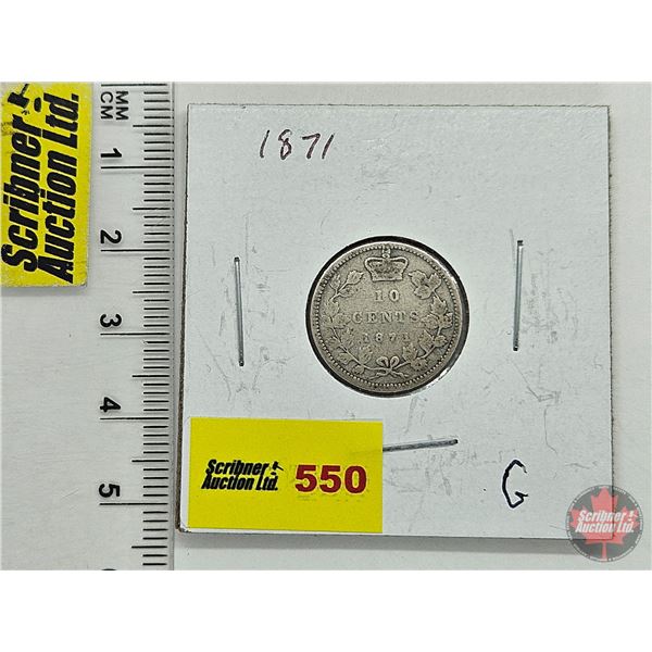 Canada Ten Cent 1871