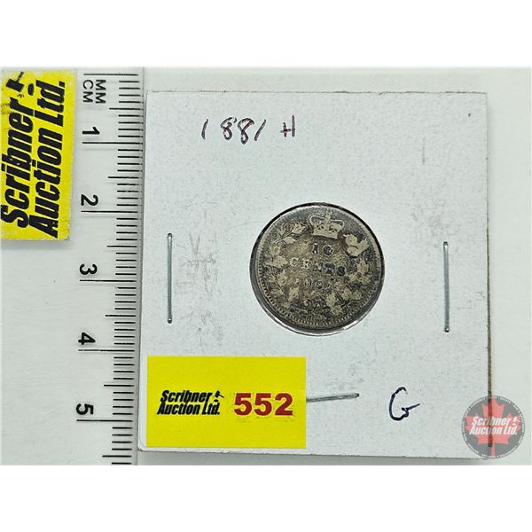 Canada Ten Cent 1881H