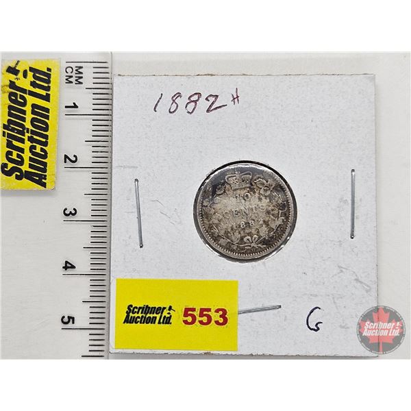 Canada Ten Cent 1882H