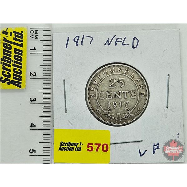 Newfoundland Twenty Five Cent 1917C