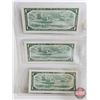 Image 3 : Canada $1 Bills 1954 (9 Consecutive) : Bouey/Rasminsky #JF5988732-740