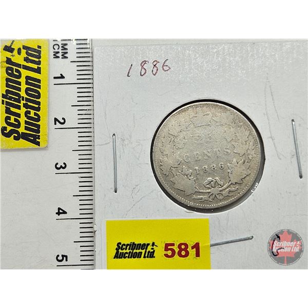 Canada Twenty Five Cent 1886H