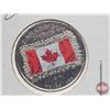 Image 3 : Canada Twenty Five Cent (2): 2015 (Color & Non-Color) : Canadian Flag