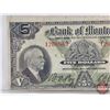 Image 2 : Bank of Montreal $5 Bill 1935 : Bog/Gordon #1206963