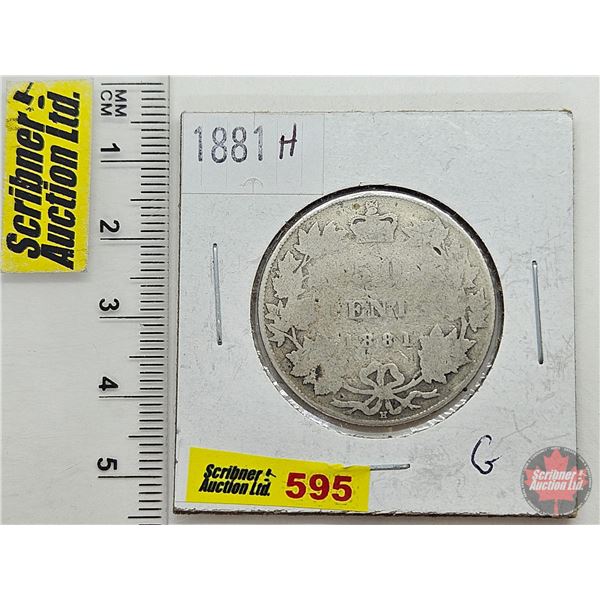Canada Fifty Cent 1881H