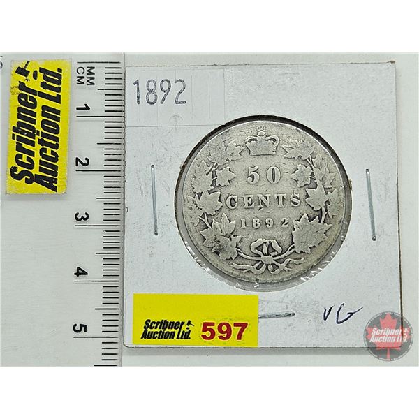 Canada Fifty Cent 1892