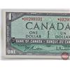 Image 2 : Canada $1 Bill 1954 *Replacement : Beattie/Rasminsky # *AA0299331