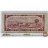 Image 4 : Canada $2 Bill 1954 *Replacement : Beattie/Rasminsky # *BB2719989