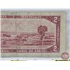 Image 6 : Canada $2 Bill 1954 *Replacement : Beattie/Rasminsky # *BB2719989