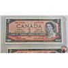 Image 3 : Canada $2 Bills 1954 (2 Consecutive) : Beattie/Rasminsky #VR4271833-834
