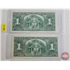 Image 4 : Bank of Canada $1 Bills 1937 (2 Consecutive) : OSBOURNE/TOWERS #EA9335208-5209