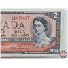 Image 2 : Canada $2 Bill 1954DF "Devil's Face" : Coyne/Towers #AB1875877