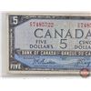 Image 3 : Canada $5 Bill 1954DF "Devil's Face" : Beattie/Coyne #FC7485722