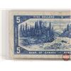 Image 6 : Canada $5 Bill 1954DF "Devil's Face" : Beattie/Coyne #FC7485722