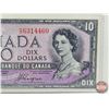 Image 2 : Canada $10 Bill 1954DF "Devil's Face" : Beattie/Coyne #HD6314460