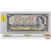 Image 1 : Canada $20 Bill 1954DF "Devil's Face" : Beattie/Coyne #DE1472001