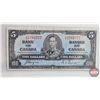 Image 5 : Bank of Canada Bills 1937 (6) : - $1 Bill Coyne/Towers #UN2258710 - $2 Bill Gordon/Towers #NB5320316