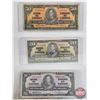 Image 6 : Bank of Canada Bills 1937 (6) : - $1 Bill Coyne/Towers #UN2258710 - $2 Bill Gordon/Towers #NB5320316