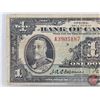 Image 2 : Bank of Canada $1 Bill 1935 : Osbourne/Towers #A3905187