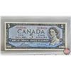 Image 9 : Canada Bills 1954 Series (8) :  - $1000 : Lawson/Bouey #AK1758137 - $100 : Beattie/Rasminsky #BJ1944