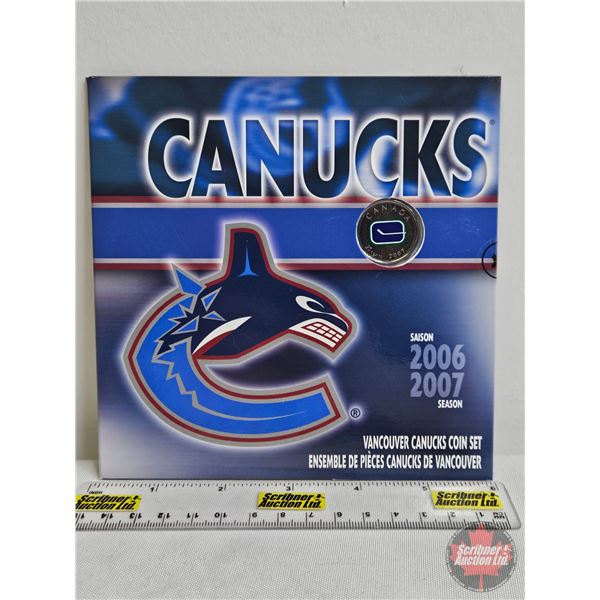 RCM Canada Vancouver Canucks7-Coin Set : 2006-2007 Season (Unsealed)