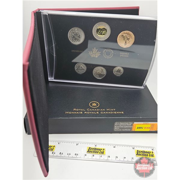 RCM Canada 2014 Specimen Set : Ferruginous Hawk (COA #26660)