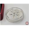 Image 3 : RCM Canada 2007 : $20 Sterling Silver Coin : Crystal Snowflake (COA #08734) (Swarovski Snowflake) (9