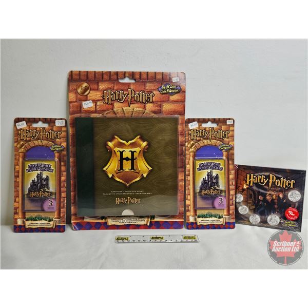RCM Reel Coinz Collectible "Harry Potter" Sets (4): Unopened - 3 Medallion Mystery Pack - 3 Medallio