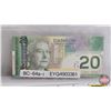 Image 4 : Canada $20 Bills 2004 (3): - Jenkins/Dodge #EYZ3620528 - Jenkins/Dodge #AYT3861329 - Jenkins/Dodge #