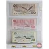 Image 5 : Canada Bills ~ Bird Series (3): - $100 Bill : Bonin/Thiessen #BJH1773045 - $50 Bill : Knight/Dodge #