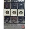 Image 6 : Canada Fifty Cent Collection (Binder Lot) (43 Coins) :  1968; 1969; 1970; 1971; 1973; 1974; 1975; 19