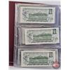 Image 17 : Canada $1 Bills 1973 (27 Consecutive) : Crow/Bouey #BFF9694873-4899