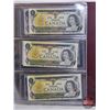 Image 4 : Canada $1 Bills 1973 (27 Consecutive) : Crow/Bouey #BFF9694873-4899