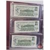 Image 7 : Canada $1 Bills 1973 (27 Consecutive) : Crow/Bouey #BFF9694873-4899