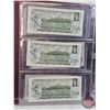 Image 9 : Canada $1 Bills 1973 (27 Consecutive) : Crow/Bouey #BFF9694873-4899