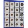 Image 3 : Foreign Coin Collection (Binder Lot) (60 Coins) : Large Variety Incl: Italy; England; Singapore; Mex