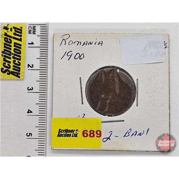 Romania : 2 Bani : 1900