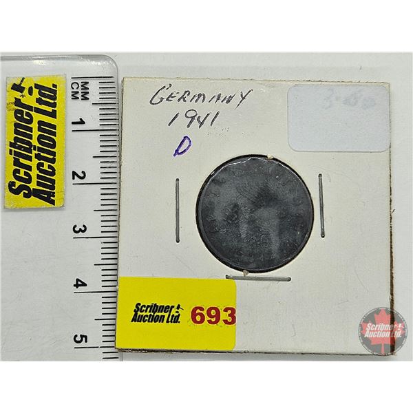 Germany Third Reich : 10 Pfennigs : 1941