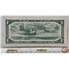 Image 4 : Mismatched Serial Numbers : Canada $1 Bill 1954 : Beattie/Rasminsky  (Left : S/N# HO3272151) (Right 