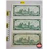 Image 5 : Canada $1 Bills 1967 (3) : Centennial : Beattie/Coyne # 1867 1967