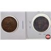 Image 6 : Canada Large Cent (4): 1888; 1915; 1917; 1920