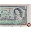 Image 3 : Canada $1 Bill 1954 : Beattie/Rasminsky #FN6862296