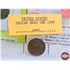 Image 7 : USA One Cent (7) : 1891; 1887; 1895; 1901; 1907; 1907; 1907