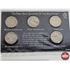 Image 10 : USA Coin Collector Sets (4): - American Frontier Nickel Six-Coin Set - America's Last Silver Coins (