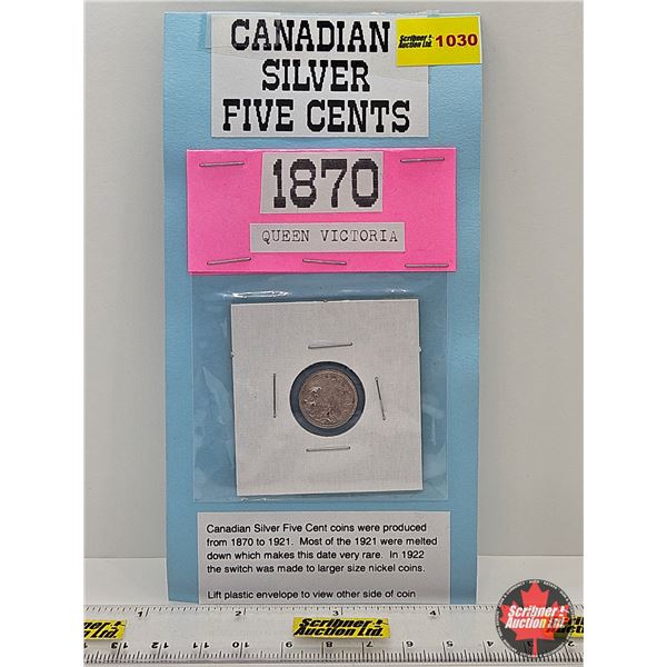 Canada Five Cent 1870