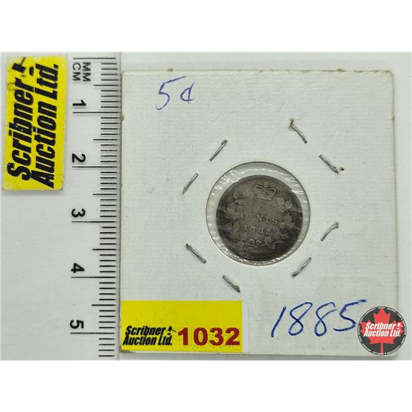 Canada Five Cent 1885