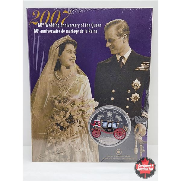 RCM Canada 2007 : 60th Anniversary of the Queen : 25-Cent Coin (Unopened)