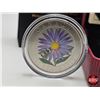 Image 2 : RCM Canada 2012 : Aster with Bumble Bee : 25-Cent Coloured Coin (COA #11321)