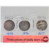 Image 2 : Canada Five Cent (3) : 1858; 1896; 18??